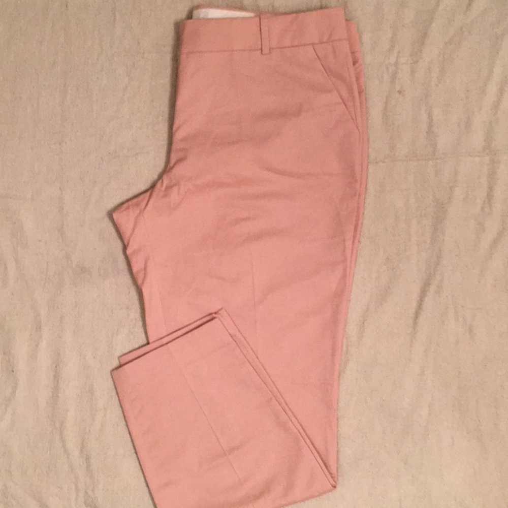 J Crew light pink capris